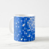 Disco Tiles Dark Blue Tasse (Vorderseite Links)