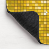 Disco Tiles "Gold" Mousepad horizontal (Ecke)