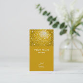 Disco Tiles "Gold" Visitenkarte oben (Stehend Vorderseite)