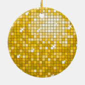 Disco Tiles - Goldene Ornament (Hinten)