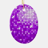 Disco Tiles Lila Ornamente (Hinten)