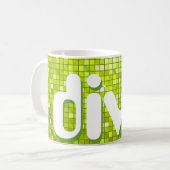 Disco Tiles Limone "diva" Tasse (Vorderseite Links)