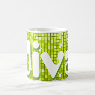 Disco Tiles Limone "diva" Tasse