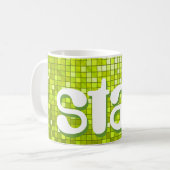 Disco Tiles Limone Tasse (Vorderseite Links)