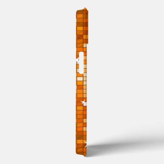 Disco Tiles Orange iPhone Gehäuse Case-Mate iPhone Hülle (Rückseite / Rechts)