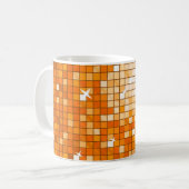 Disco Tiles Orange Tasse (Vorderseite Links)