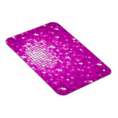 Disco Tiles Pink Premium Magnet (Rechte Seite)