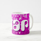 Disco Tiles Pink Tasse (VorderseiteRechts)
