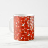 Disco Tiles Red Tasse (Vorderseite Links)