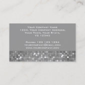 Disco Tiles "Silver" Visitenkarte (Rückseite)