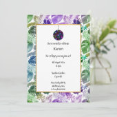 DISCO TROPICAL BALL BIRTHDAILATION EINLADUNG (Stehend Vorderseite)