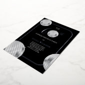 Disco Überraschung 60. Geburtstagsparty Folieneinladung (Gedreht)