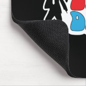 Disco Vater - Der sonnige Vatertag Mousepad (Ecke)