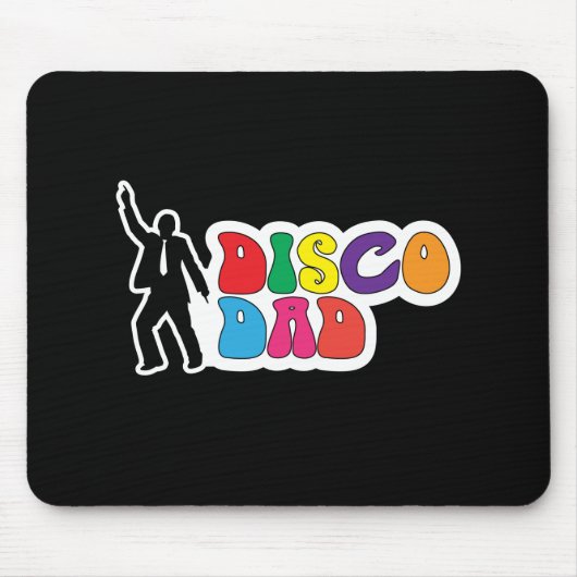 Disco Vater - Der sonnige Vatertag Mousepad (Vorne)