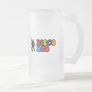 Disco Vater - Eine Bier-Tasse nur für Vater Mattglas Bierglas