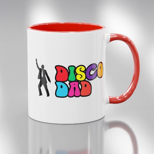 Disco Vater Tasse - Ein buntes Vatertag-Geschenk