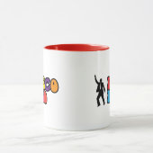Disco Vater Tasse - Ein buntes Vatertag-Geschenk (Zentrum)
