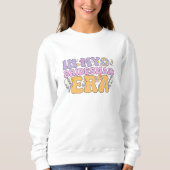 Disco Vibes Retro Groovy Sweatshirt (Vorderseite)