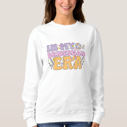 Disco Vibes Retro Groovy Sweatshirt (Vorderseite)