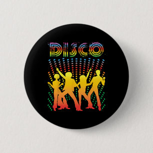 Disco - Vintages Tanzen Retro Disco Shirt Button