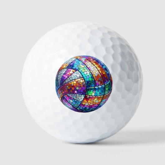 Disco Volleyball Golf Balls Golfball (Vorderseite)