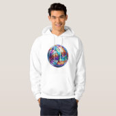Disco Volleyball Hoodie (Vorne ganz)