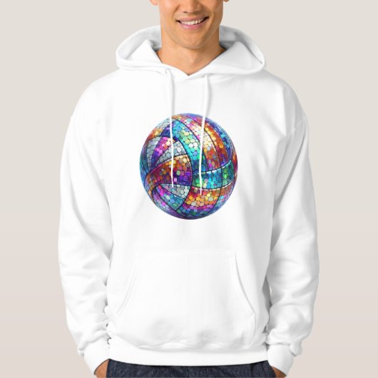 Disco Volleyball Hoodie (Vorderseite)