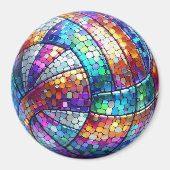Disco Volleyball Magnet (Vorne)