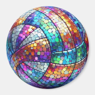 Disco Volleyball Magnet