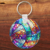 Disco Volleyball Schlüsselanhänger (Rückseite)