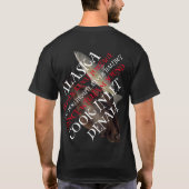 DISCO VOR COD FISH & CHIPS WHITTIER ALASKA AK T-Shirt (Rückseite)