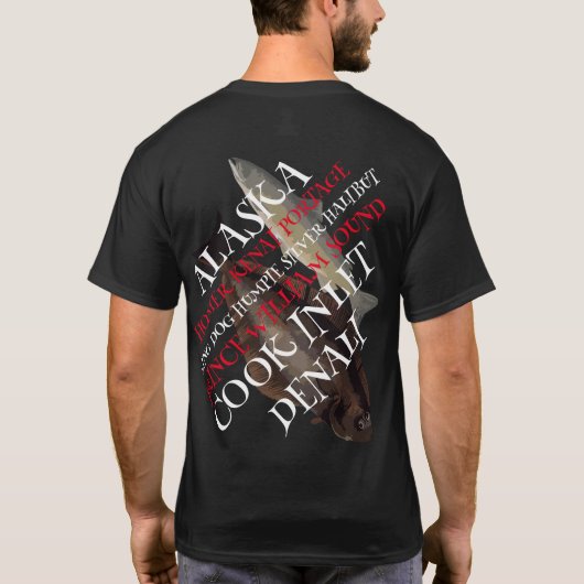 DISCO VOR KABELFISCH & CHIPS WHITTIER ALASKA AK T-Shirt (Rückseite)
