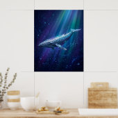 Disco-Wal Tiefes Leuchten Poster (Küche)