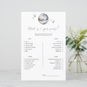 Disco, was in Ihrem Brautparty gespielt wird (Stehend Vorderseite)