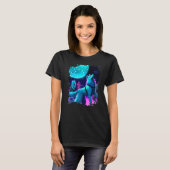Disco-Wolf Wölfe Tanz-Rave T-Shirt (Vorne ganz)