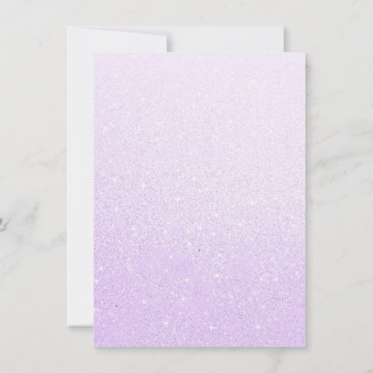 Discoball Babydusche Einladung (Rückseite)