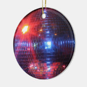 Discoball mit Laserstrahlen Keramikornament (Links)