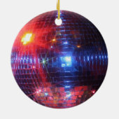 Discoball mit Laserstrahlen Keramikornament (Hinten)