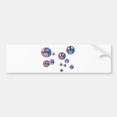 Discobälle Autoaufkleber (Vorne)