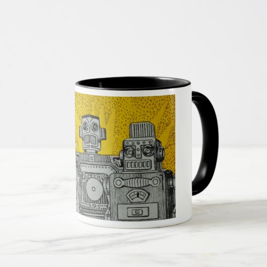 "Discobots" Tasse (VorderseiteRechts)