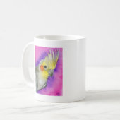 DiscoCockatiel Kaffeetasse (Vorderseite Links)