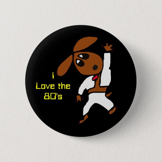 discodox, i-Liebe the80 Button (Vorderseite)
