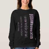 DISCOMBOBULATED Charaterized by Confusion and diso Sweatshirt (Vorderseite)