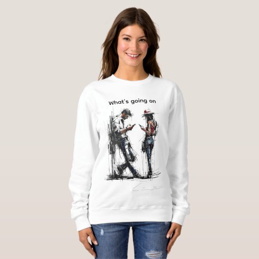 Disconnected Together, Digital addition  Sweatshirt (Vorne ganz)