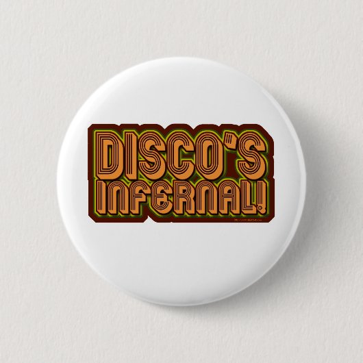 Discos Infernal Button (Vorderseite)