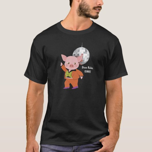 Discoschwein T-Shirt (Vorderseite)