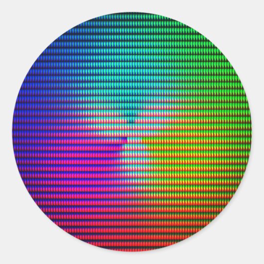 DiscoTech 5 Runder Aufkleber (Vorderseite)