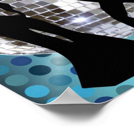 Discothekenplakat Poster (Ecke)