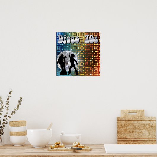 Discothekenplakat Poster (Küche)