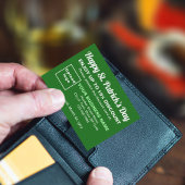 Discount Card Business Saint Patrick Green Rabattkarte